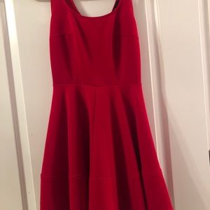 Lulus red skater girl dress